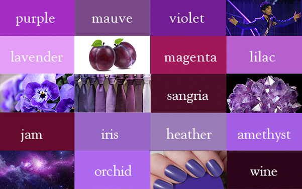 Purple & Violet RULE!